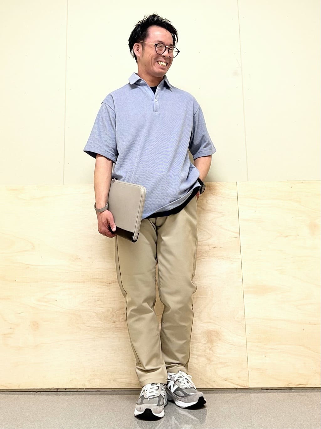 KENJI Iさんの「THE SHOP TK｜【ご好評につき再入荷！！】L字クラッチバッグ 冠婚葬祭/ビジネス/セレモニー/パーティー」を使ったコーディネート