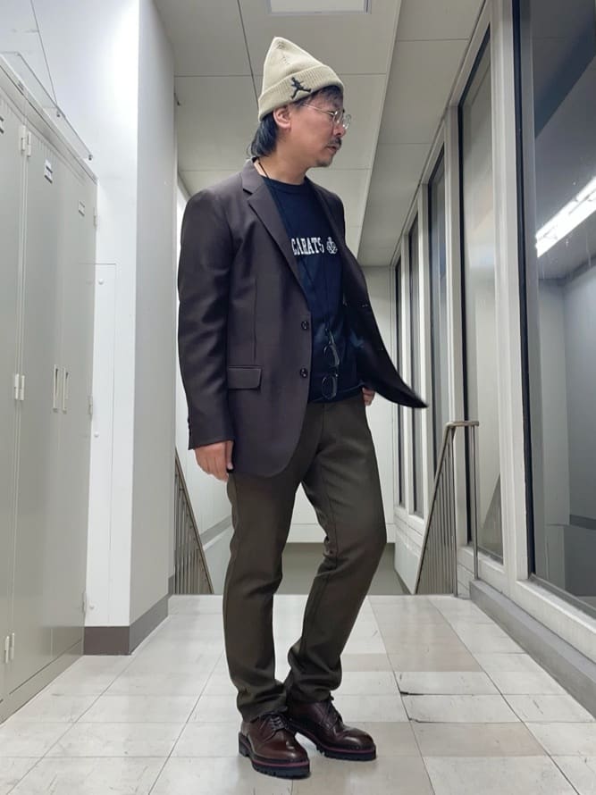 MAKOTO AIさんの「TAKEO KIKUCHI｜ラスタウォーカーニットCAP」を使ったコーディネート