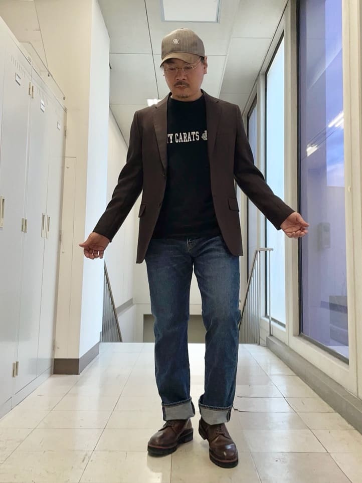 MAKOTO AIさんの「TAKEO KIKUCHI｜【THE FLAGSHIP】バラシャジャケット」を使ったコーディネート