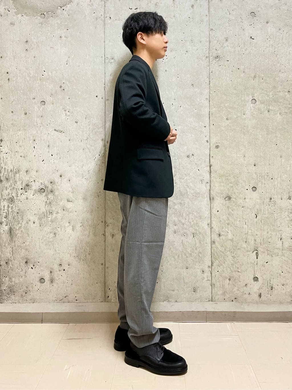 すずきさんの「TAKEO KIKUCHI｜【抗菌防臭】クロスウィーブ ジャケット」を使ったコーディネート