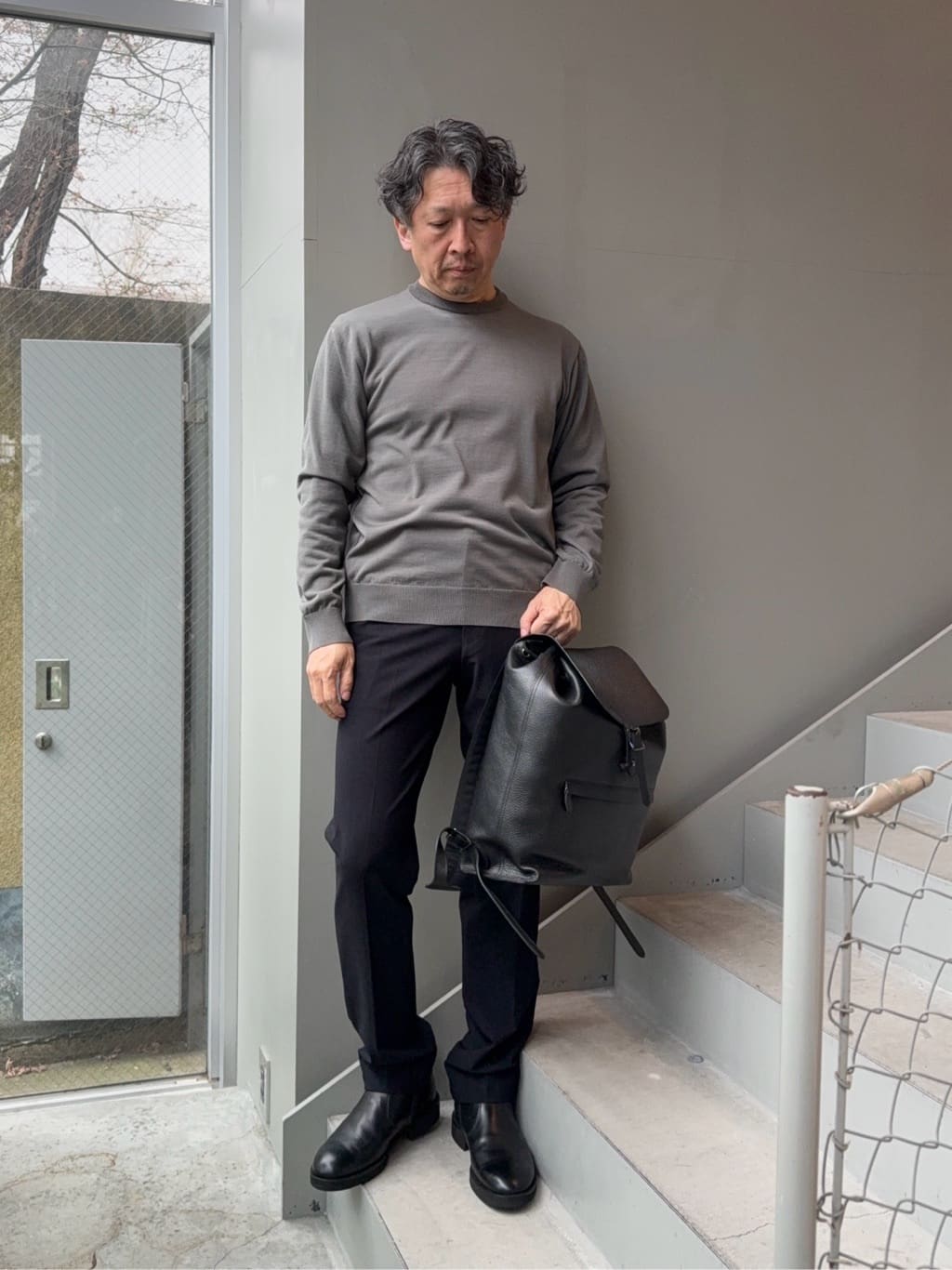 デザイナーTAKEman さんの「TAKEO KIKUCHI｜【360&deg;ストレッチ／セットアップ対応】None Of Stress パンツ」を使ったコーディネート