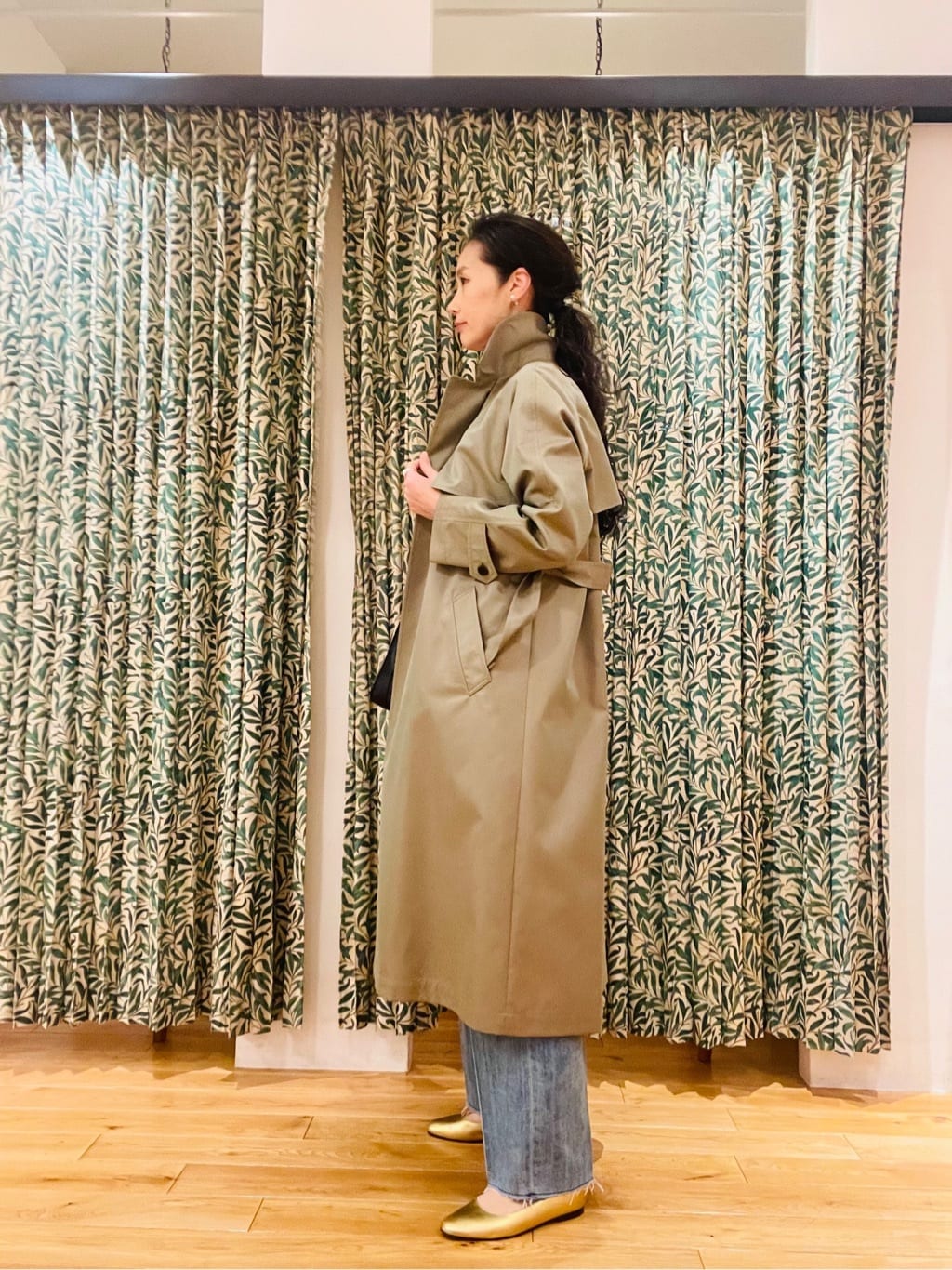 Annさんの「DRESSTERIOR｜【ウォッシャブル/美シルエット】ライトトレンチコート」を使ったコーディネート