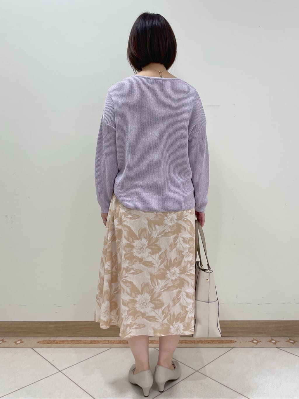 hanaさんの「Reflect｜◆【夏SALE】クルーネックミックスカラーニット」を使ったコーディネート