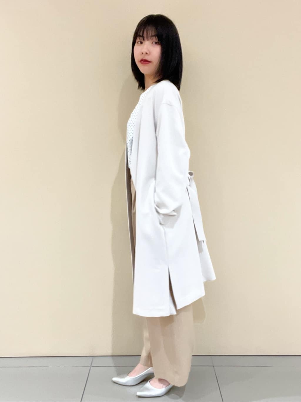 yunさんの「OPAQUE.CLIP｜◆【抗菌防臭加工／低反発クッション】名品　ポインテッドトゥパンプス」を使ったコーディネート