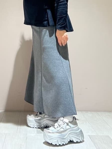yumiさんの「ESPERANZA｜3本ベルト厚底メッシュスニーカー」を使ったコーディネート