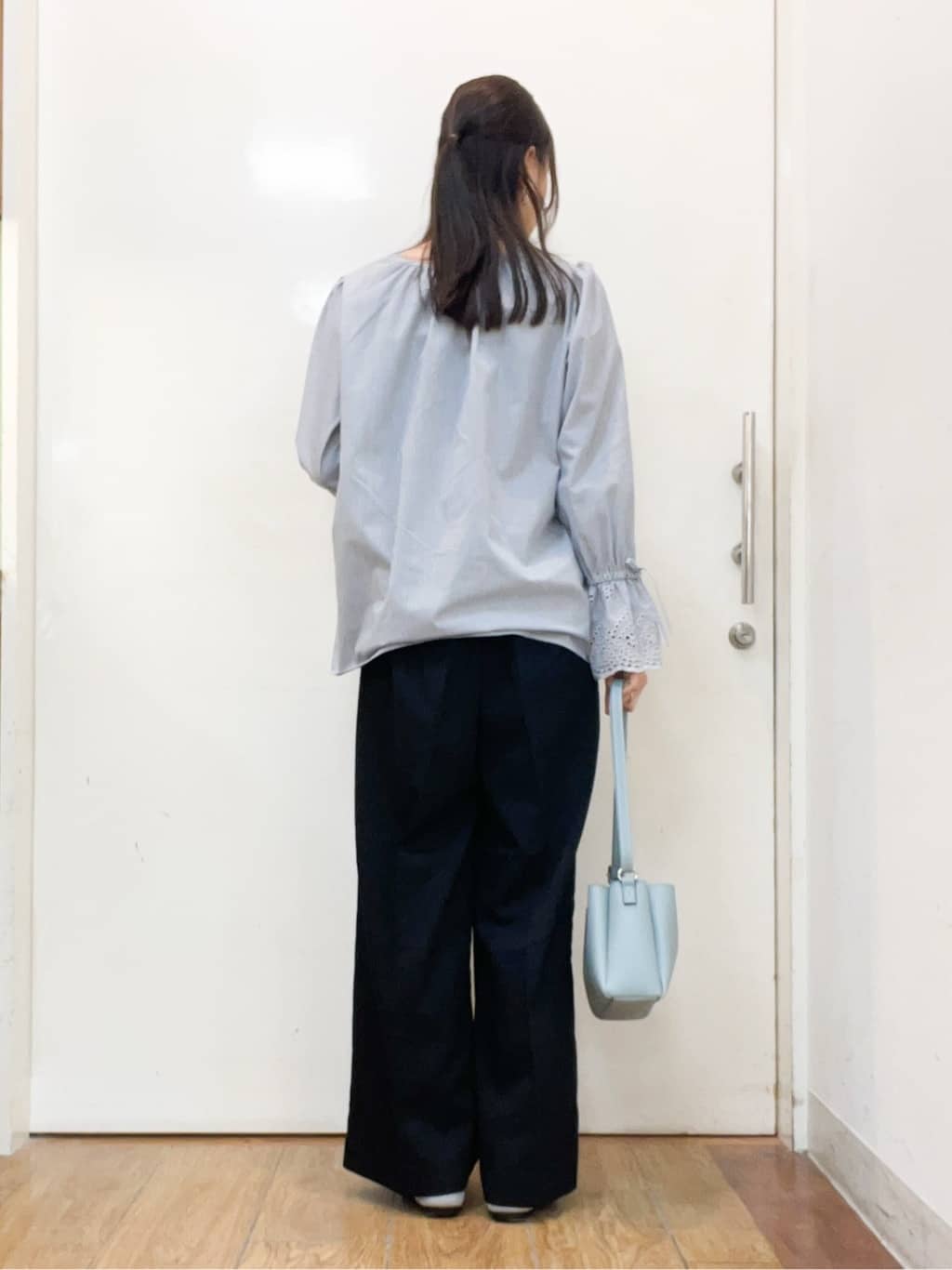 sakiさんの「SHOO･LA･RUE｜◆【高レビュー】洗えてサラサラ ニットパンプス」を使ったコーディネート