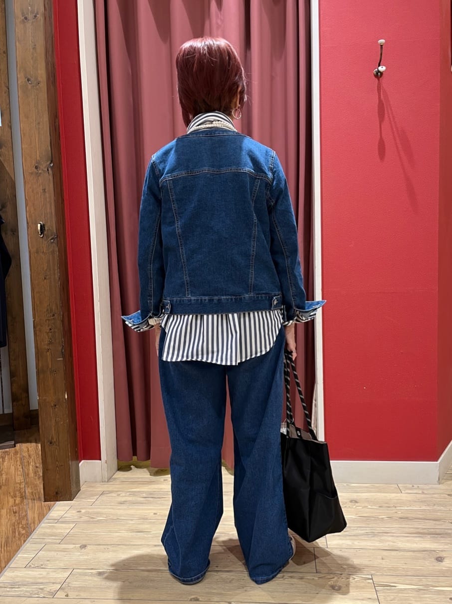 アンディさんの「SHOO･LA･RUE｜◆ロープハンドルトートバッグ」を使ったコーディネート