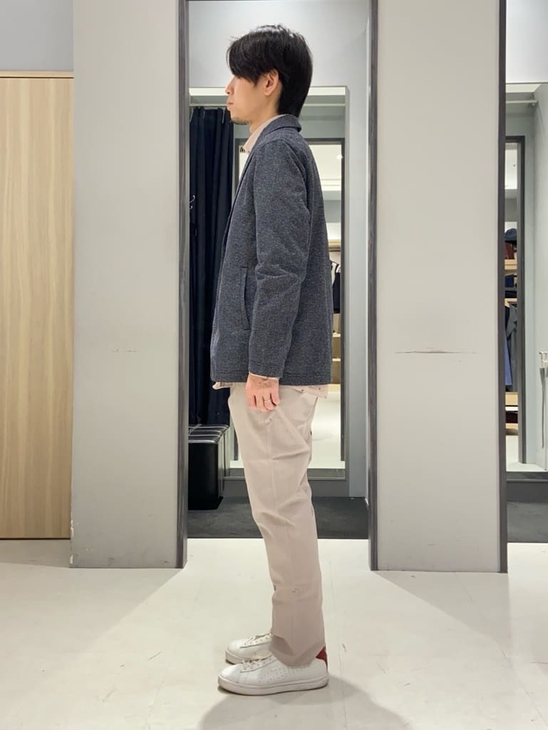 わいずみさんの「TAKEO KIKUCHI｜ハットモチーフ ジャカード ストライプ シャツ」を使ったコーディネート