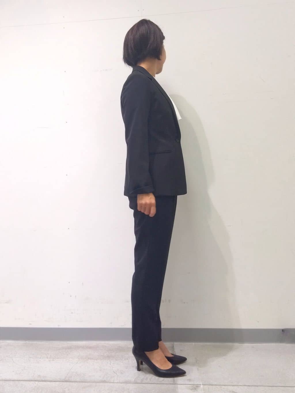 Kさんの「INDIVI｜【洗える／UVケア／スーツ】ストレッチテーラードカラージャケット」を使ったコーディネート