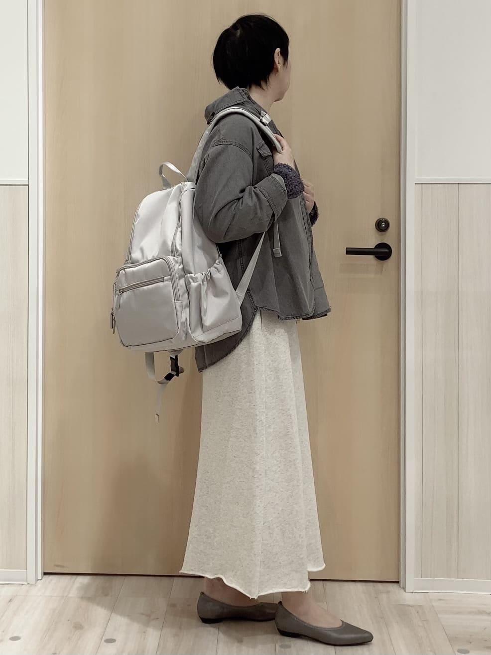 ノンさんの「SHOO･LA･RUE｜◆【洗える/S-LL】大人のこなれコーデに やわらかデニムシャツ」を使ったコーディネート