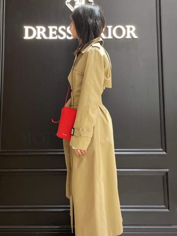 Karinさんの「DRESSTERIOR｜◆シュリンクレザーマルチポーチ」を使ったコーディネート