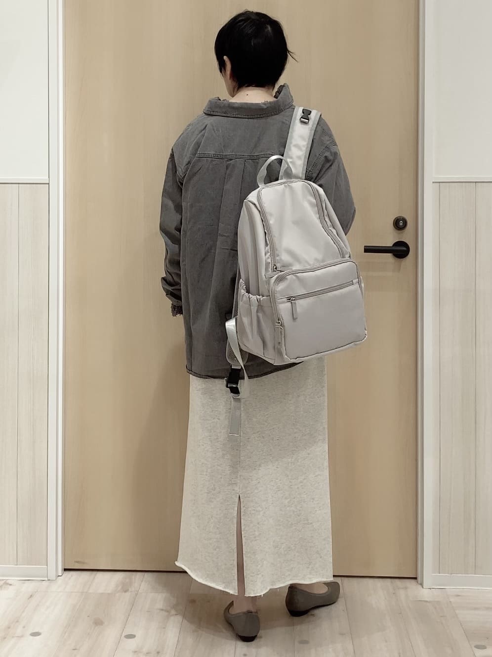 ノンさんの「SHOO･LA･RUE｜◆【洗える/S-LL】大人のこなれコーデに やわらかデニムシャツ」を使ったコーディネート