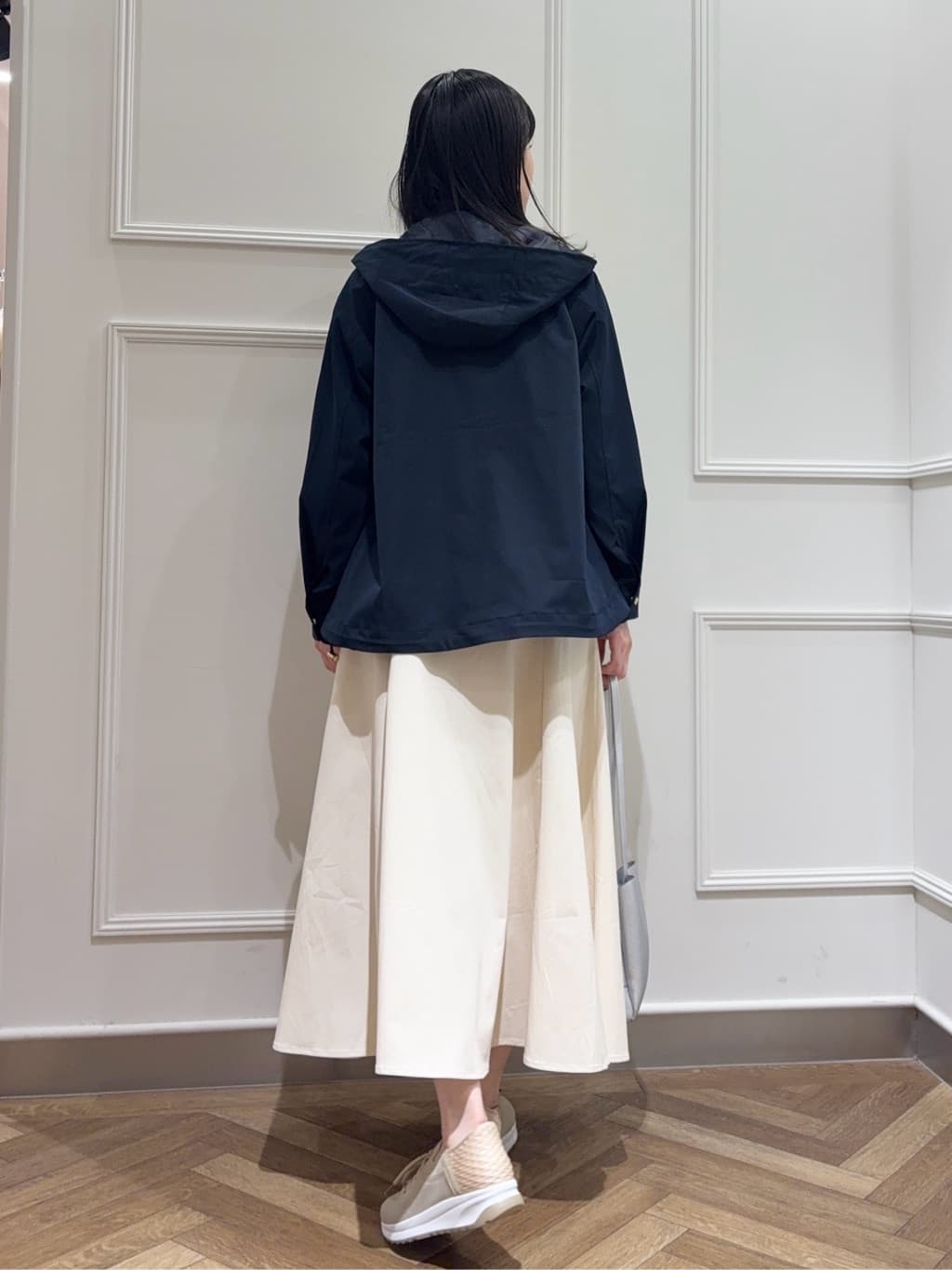 muuさんの「SHOO･LA･RUE｜◆洗えるサッと履けるニットスニーカー」を使ったコーディネート
