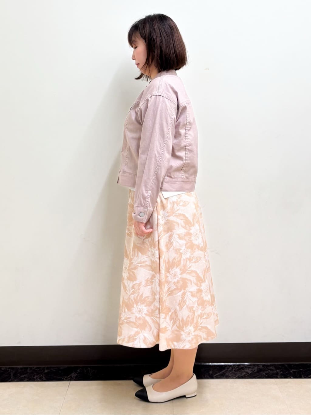 ミヨさんの「Reflect｜◆【手洗い可】カラーデニムジャケット」を使ったコーディネート