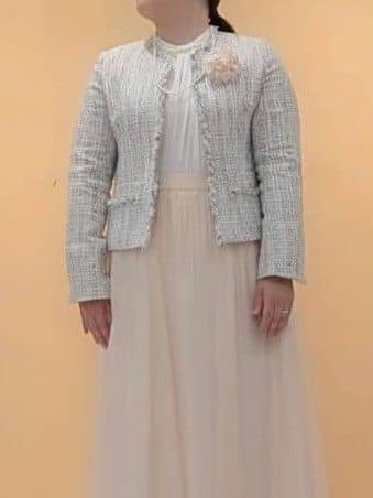 ２６２６さんの「UNTITLED｜【追加/日本製】ブーケフラワーコサージュ」を使ったコーディネート