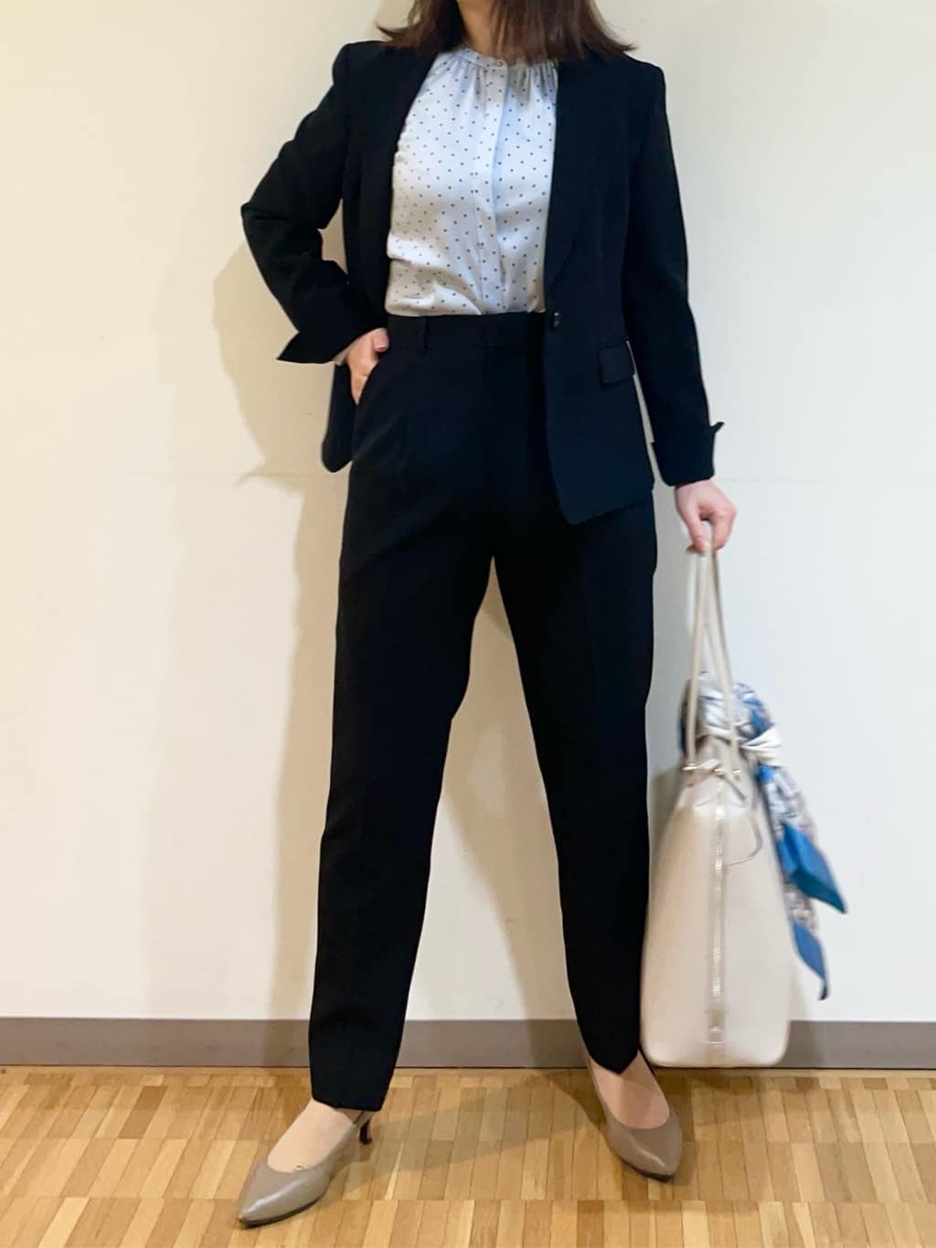 フナキさんの「UNTITLED｜【日本製・本革】Comfit Dresser Pumps（コンフィットドレッサーパンプス）」を使ったコーディネート