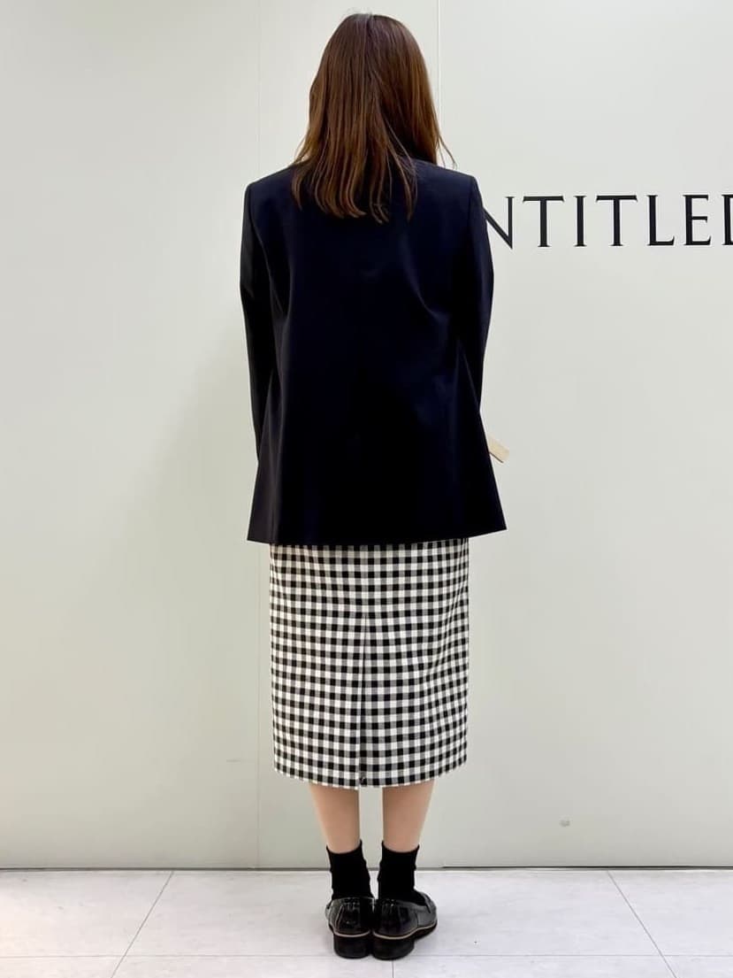 Sakaiさんの「UNTITLED｜◆【セットアップ可能】ギンガムチェック ペンシルスカート」を使ったコーディネート