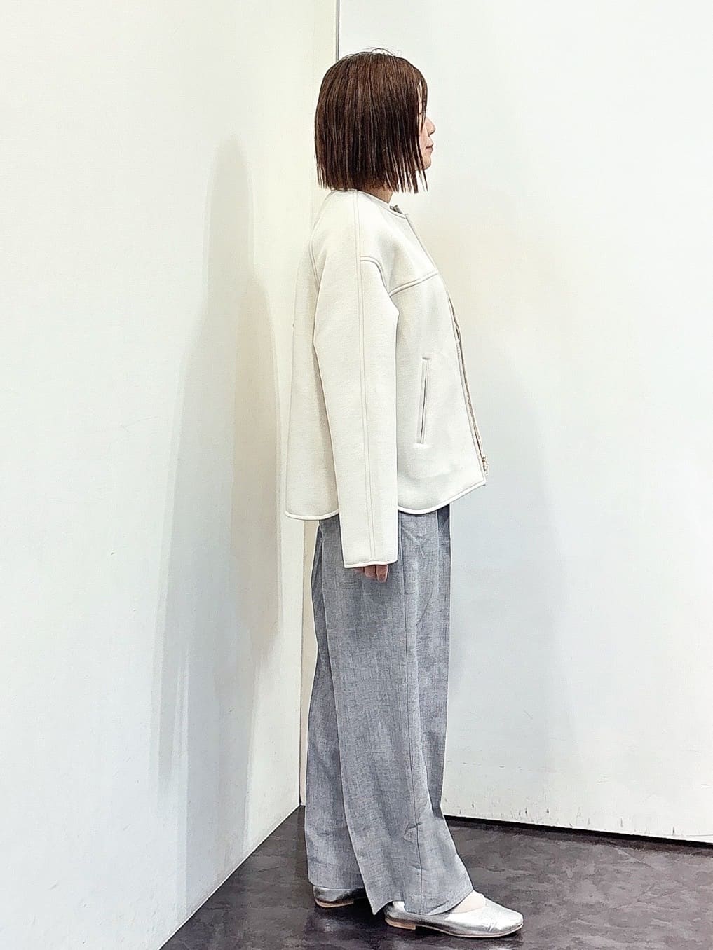 MIYUさんの「grove｜裾テールロンT」を使ったコーディネート