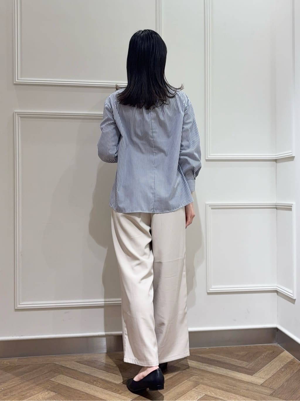 muuさんの「SHOO･LA･RUE｜◆かかとやわらかローヒールパンプス」を使ったコーディネート