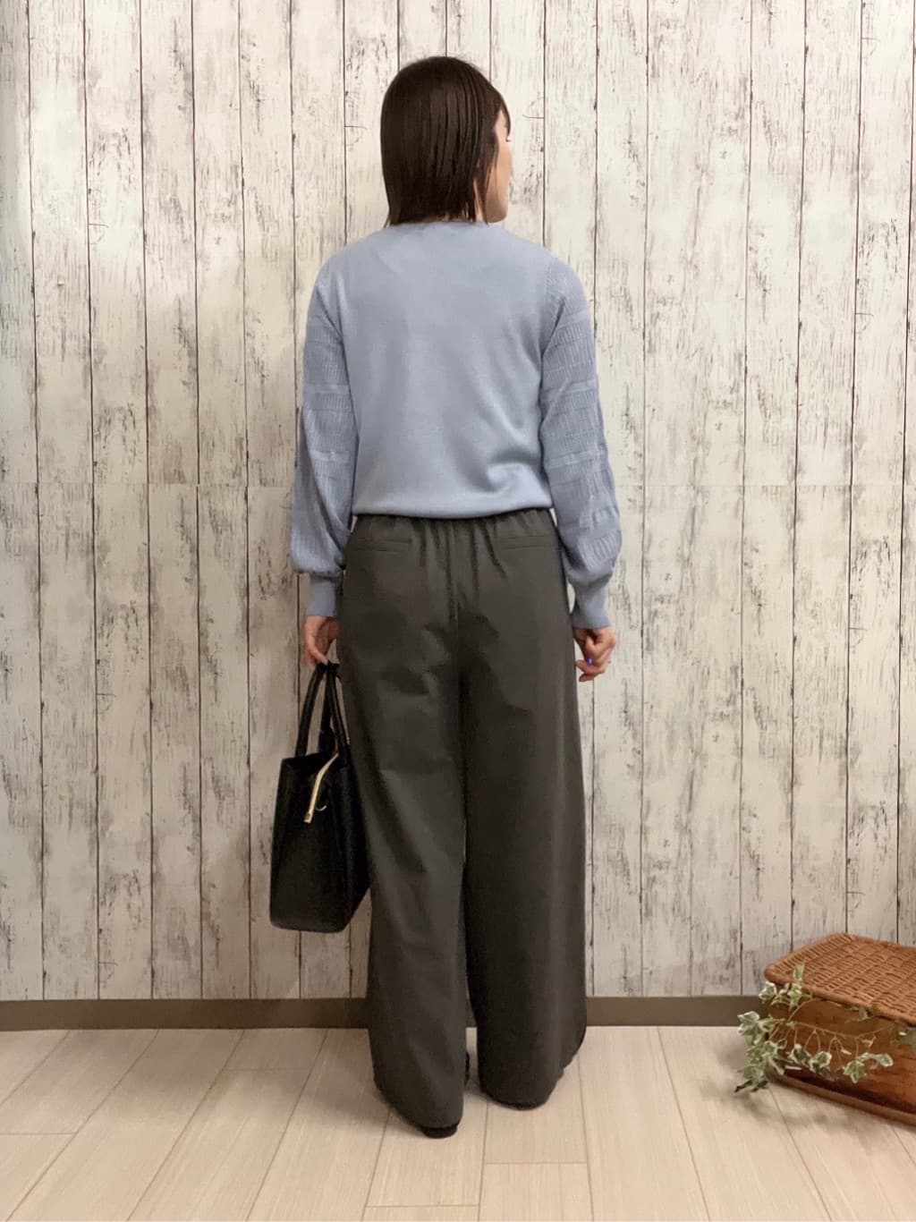 シカさんの「SHOO･LA･RUE｜◆【洗える】ニットポインテッドローファー」を使ったコーディネート