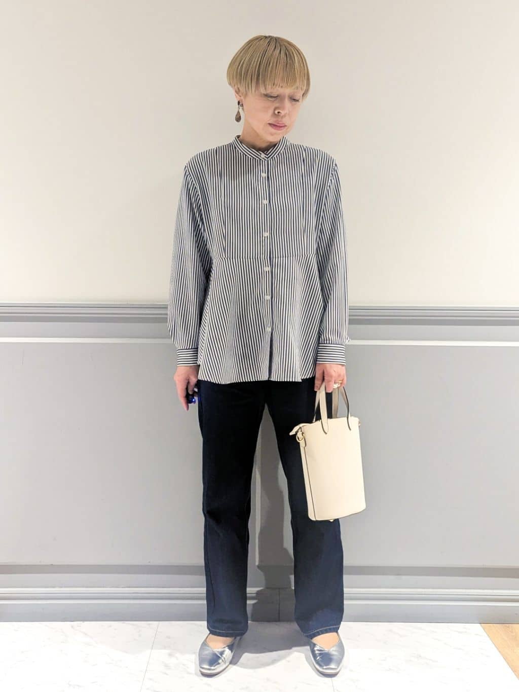 chieさんの「grove｜【Lee&times;grove別注】STRAIGHT DENIM PANTS」を使ったコーディネート
