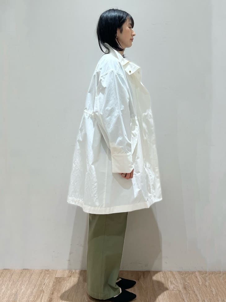 momokoさんの「OPAQUE.CLIP｜◆《CLASSY掲載》ミドルスタンドコート【洗濯機洗い可】」を使ったコーディネート