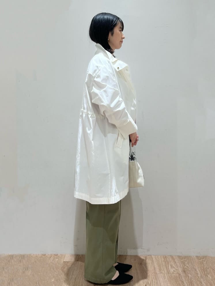 momokoさんの「OPAQUE.CLIP｜◆《CLASSY掲載》ミドルスタンドコート【洗濯機洗い可】」を使ったコーディネート