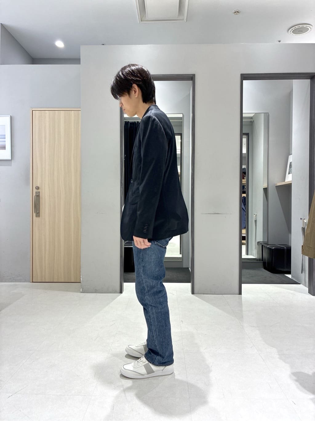 わいずみさんの「TAKEO KIKUCHI｜【抗菌防臭／5サイズ展開】ハイゲージポンチ Tシャツ」を使ったコーディネート