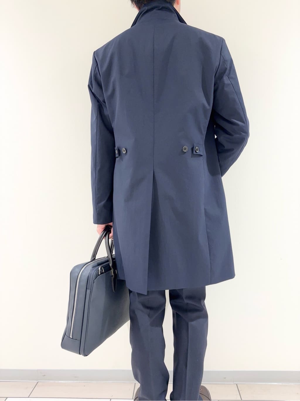 及川さんの「TAKEO KIKUCHI｜【Made in JAPAN】矢絣（やがすり）シルクネクタイ」を使ったコーディネート