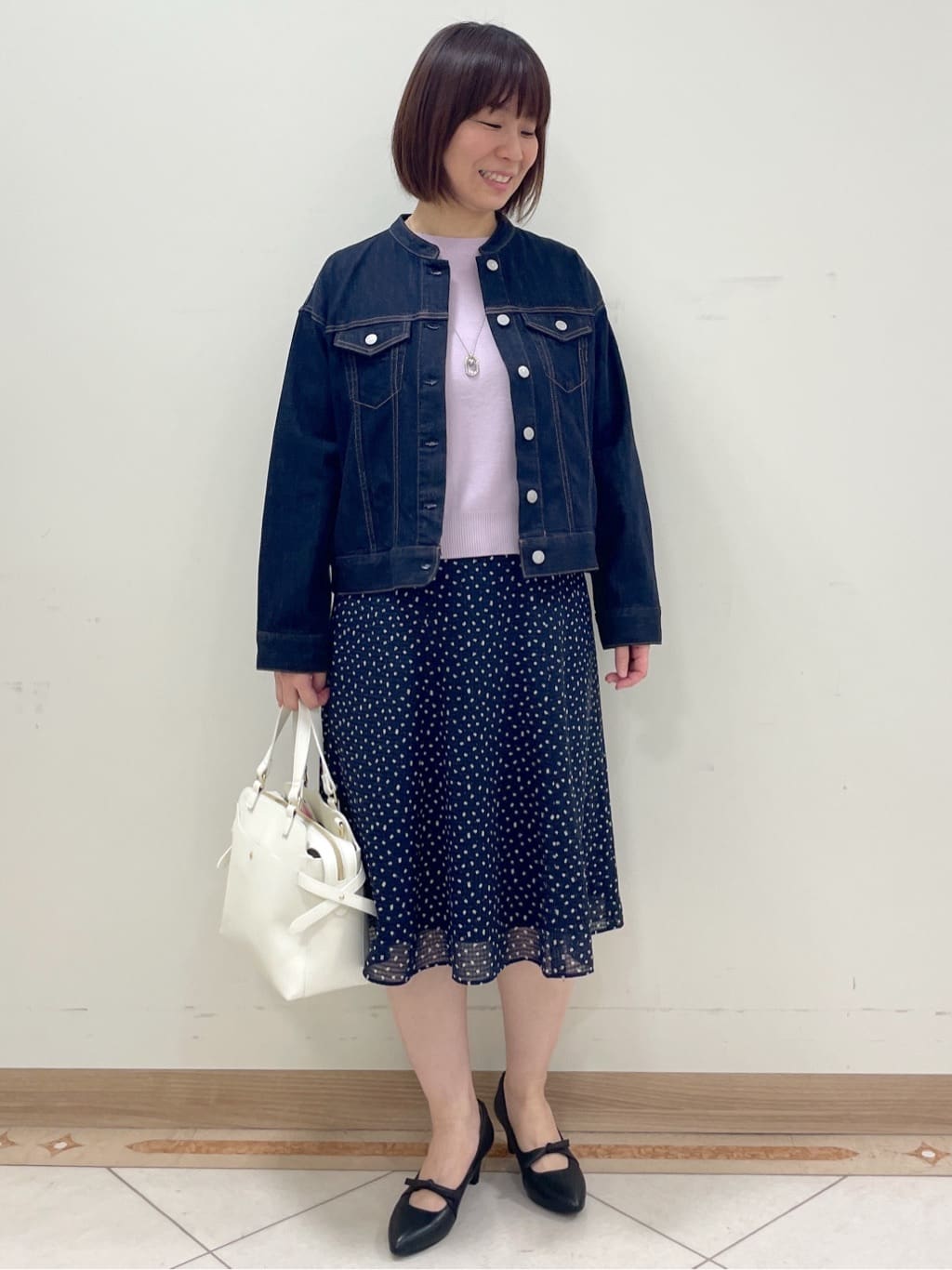 hanaさんの「Reflect｜◆【手洗い可】スタンダードデニムジャケット」を使ったコーディネート