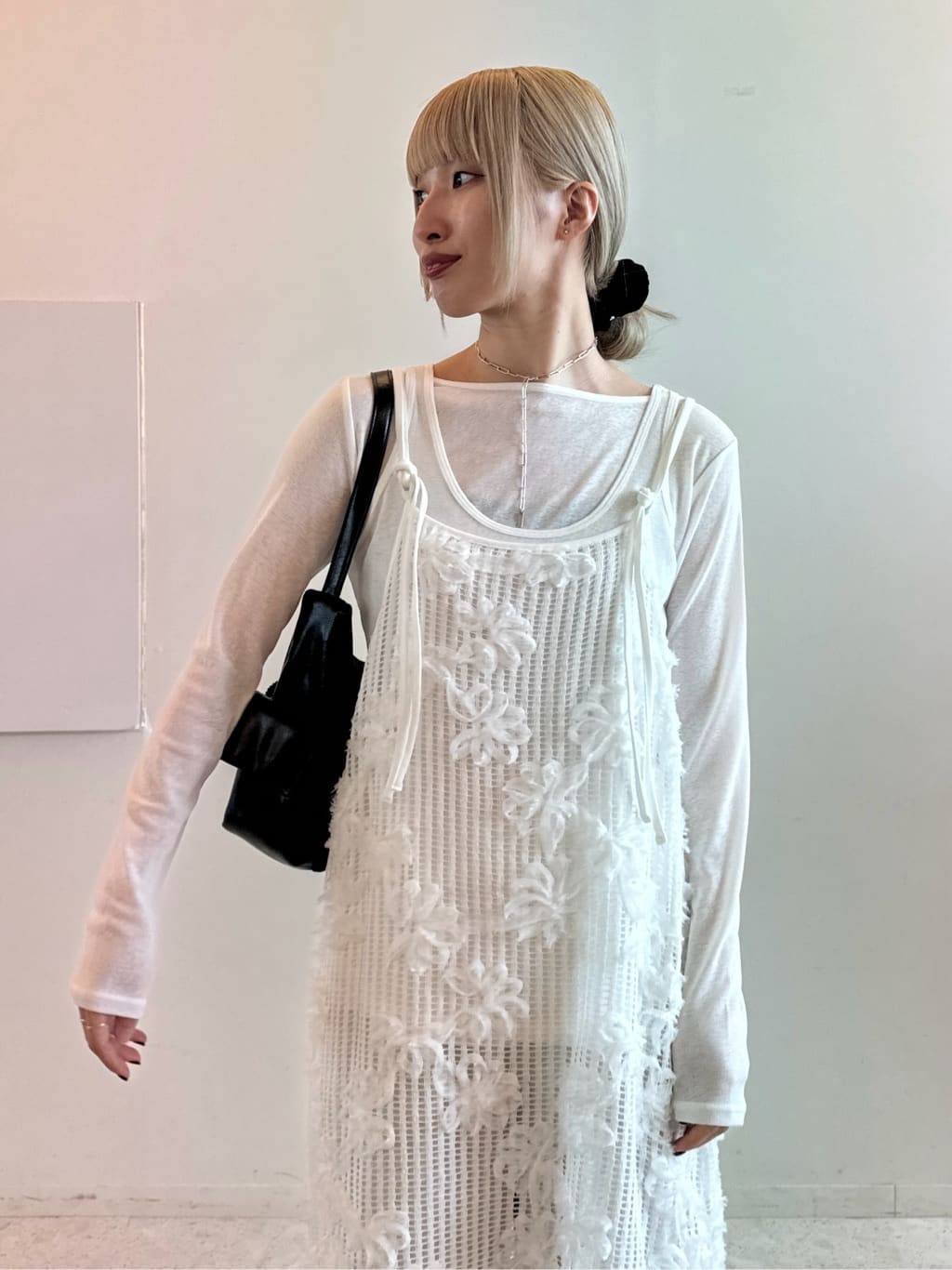 omaさんの「THE SHOP TK｜◆3Dレースキャミワンピ」を使ったコーディネート