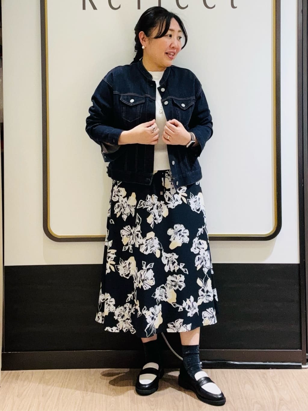 かまちゃんさんの「Reflect｜◆【手洗い可】スタンダードデニムジャケット」を使ったコーディネート