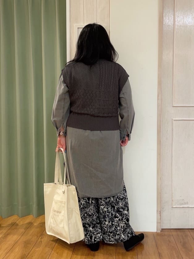 ke-yさんの「SHOO･LA･RUE｜◆【洗える/体型カバー】デニム シャツワンピース」を使ったコーディネート