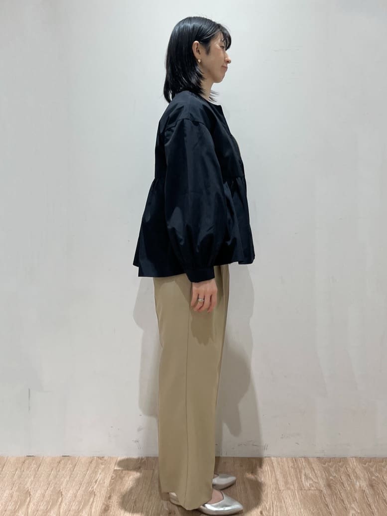 momokoさんの「OPAQUE.CLIP｜◆カレッジロゴスウェット【洗濯機洗い可】」を使ったコーディネート