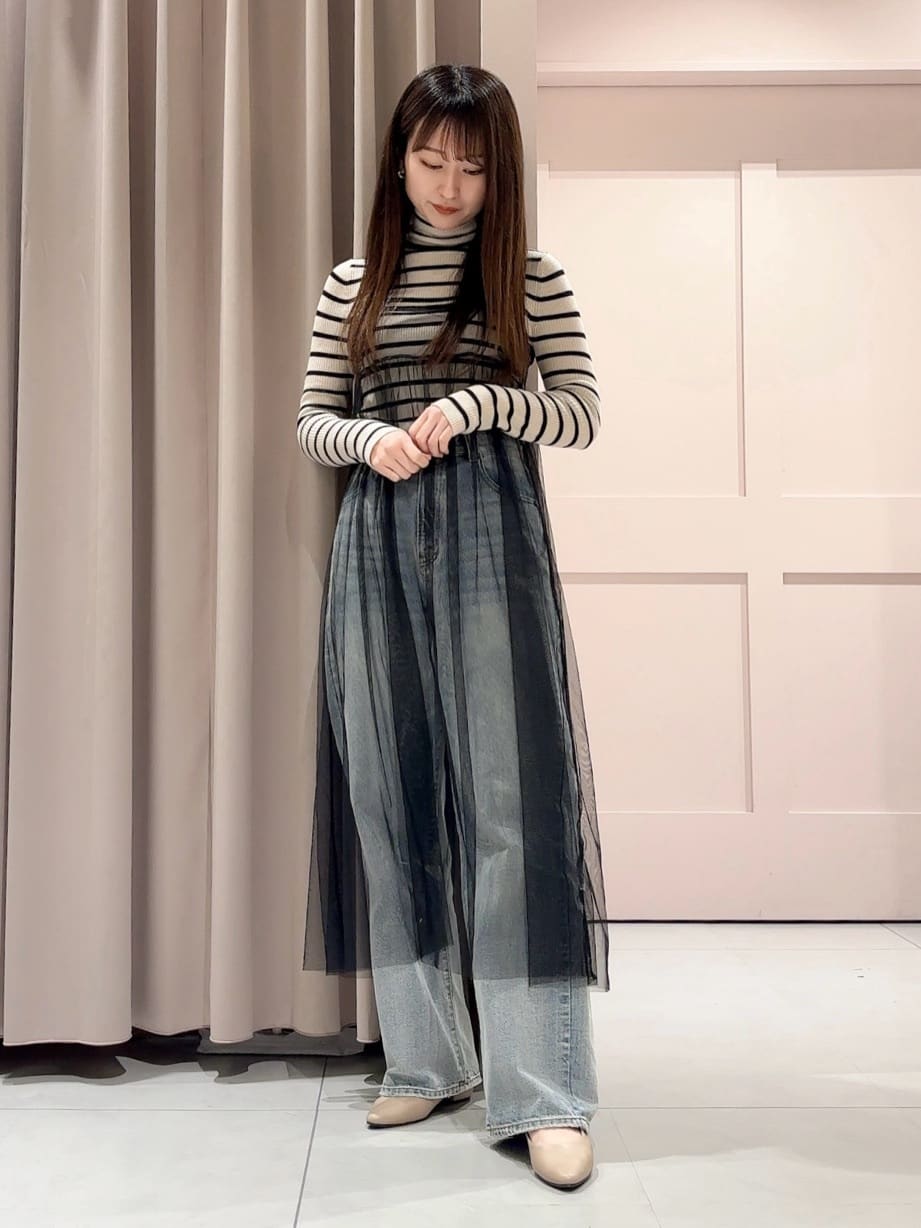 RINAさんの「ESPERANZA｜《定番》晴雨兼用クッションフラットパンプス」を使ったコーディネート