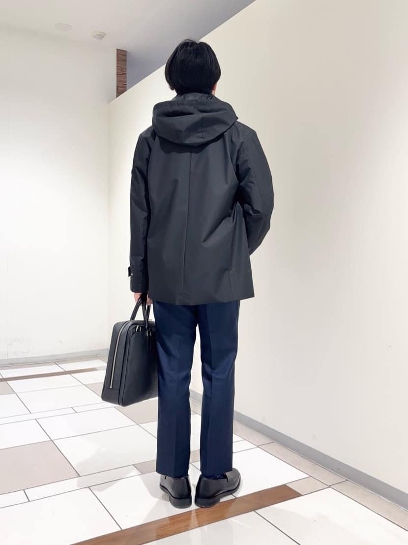及川さんの「TAKEO KIKUCHI｜【360&deg;ストレッチ／セットアップ対応】None Of Stress ジャケット」を使ったコーディネート