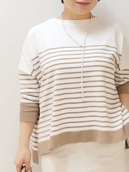 s u g iさんの「UNTITLED｜【セレモニー】パール調フリークリップネックレス」を使ったコーディネート