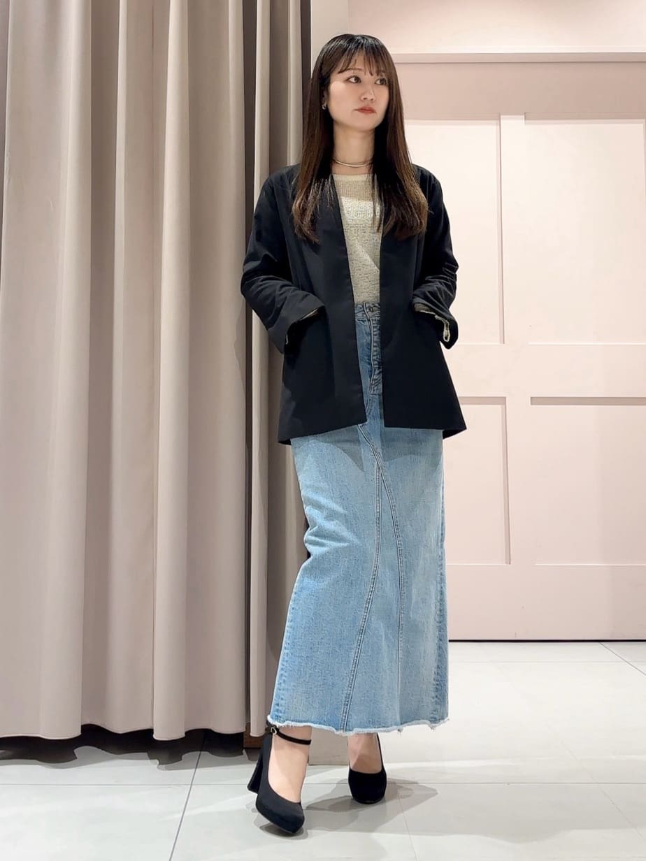 RINAさんの「ESPERANZA｜3WAYチャンキーヒールパンプス」を使ったコーディネート
