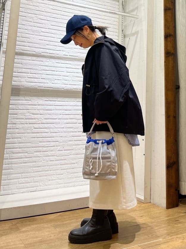 MOさんの「THE SHOP TK｜◆裏毛ラメスカート【洗える】」を使ったコーディネート