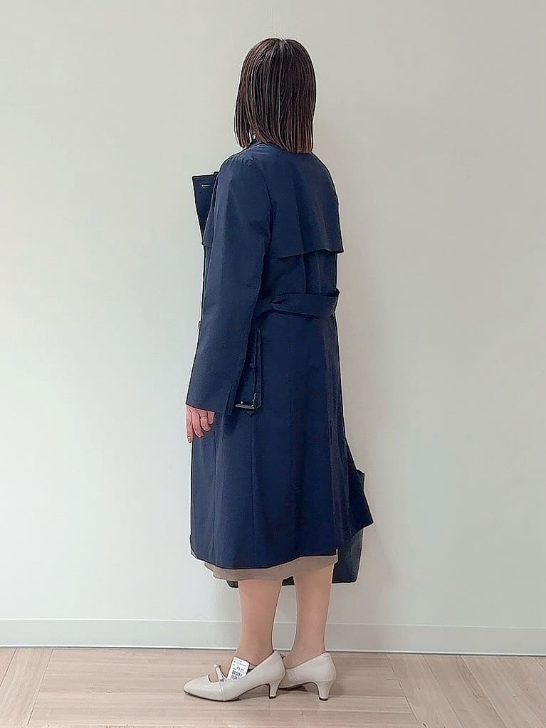 amiさんの「Reflect｜◆【フォーマル/お仕事にもおすすめ／ライナー取り外し可】中綿ライナー付トレンチコート」を使ったコーディネート