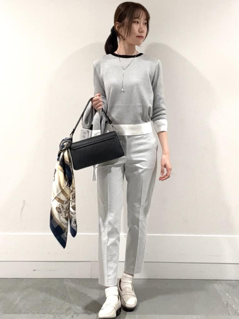 mioさんの「UNTITLED｜◆オックステーパードパンツ」を使ったコーディネート