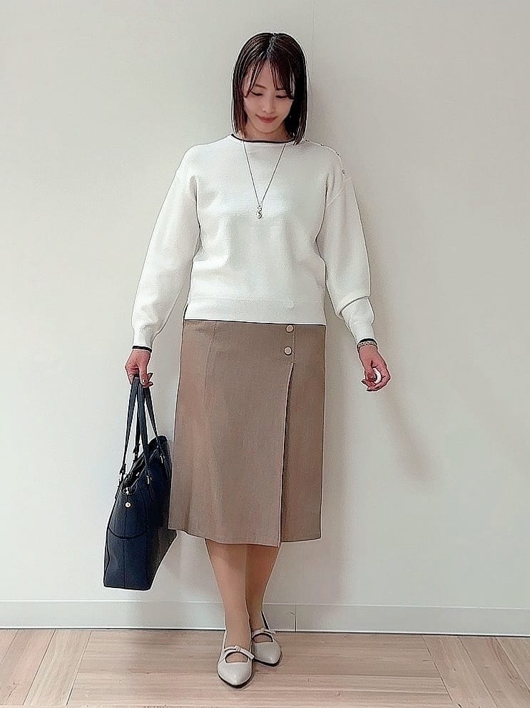 amiさんの「Reflect｜◆【フォーマル/お仕事にもおすすめ／ライナー取り外し可】中綿ライナー付トレンチコート」を使ったコーディネート