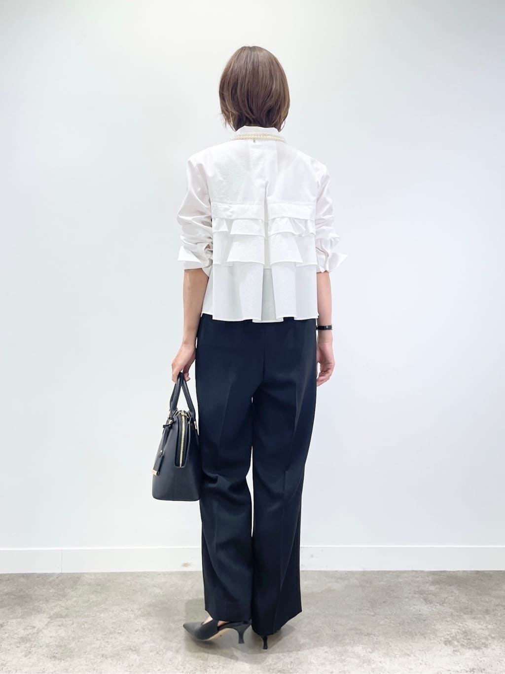 KAYOさんの「UNTITLED｜◆【接触冷感/UV/セットアップ可能】ライトウェイト ワイドパンツ」を使ったコーディネート