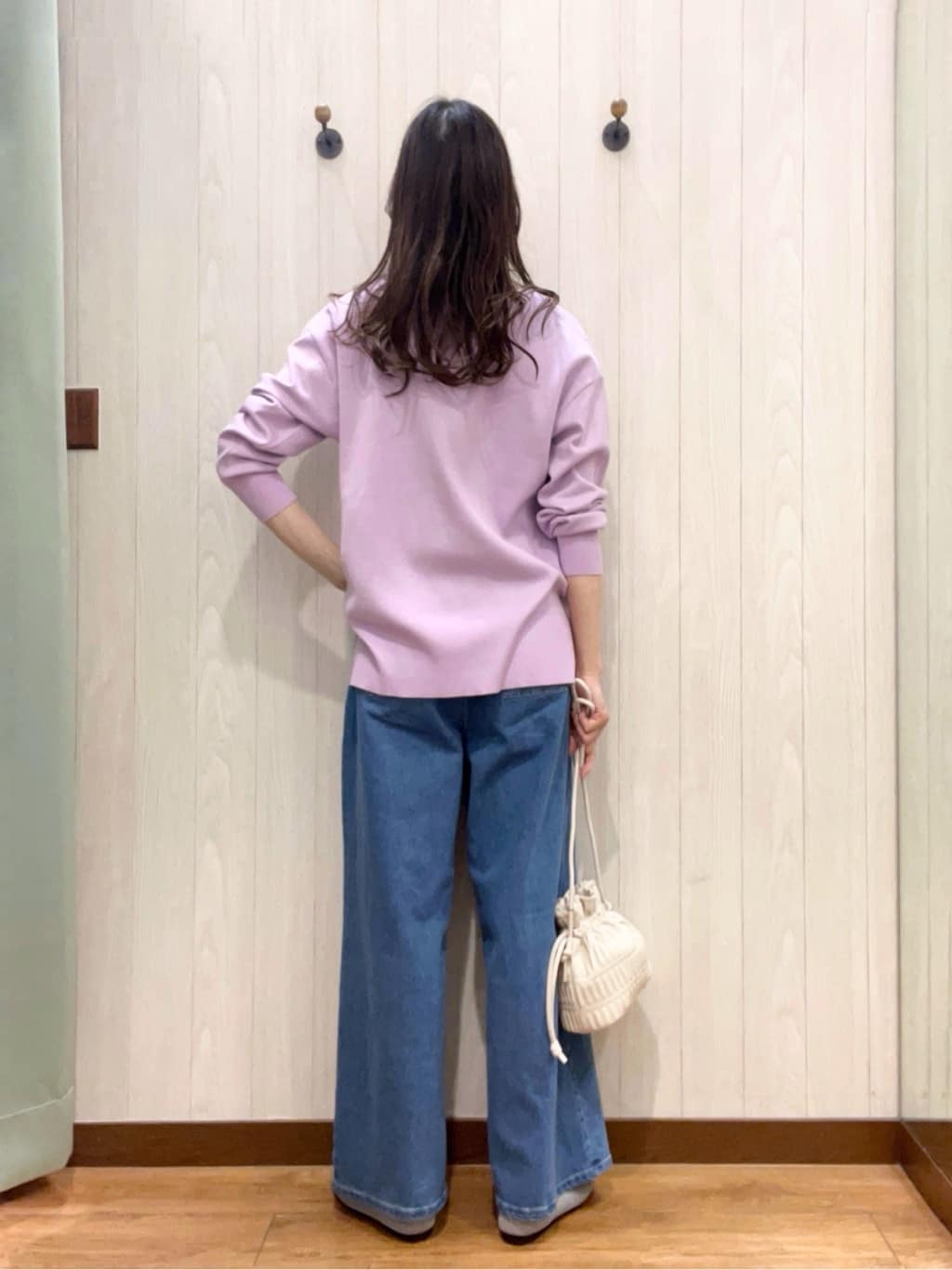 カンチャンさんの「SHOO･LA･RUE｜◆【高レビュー】洗えてサラサラ ニットパンプス」を使ったコーディネート