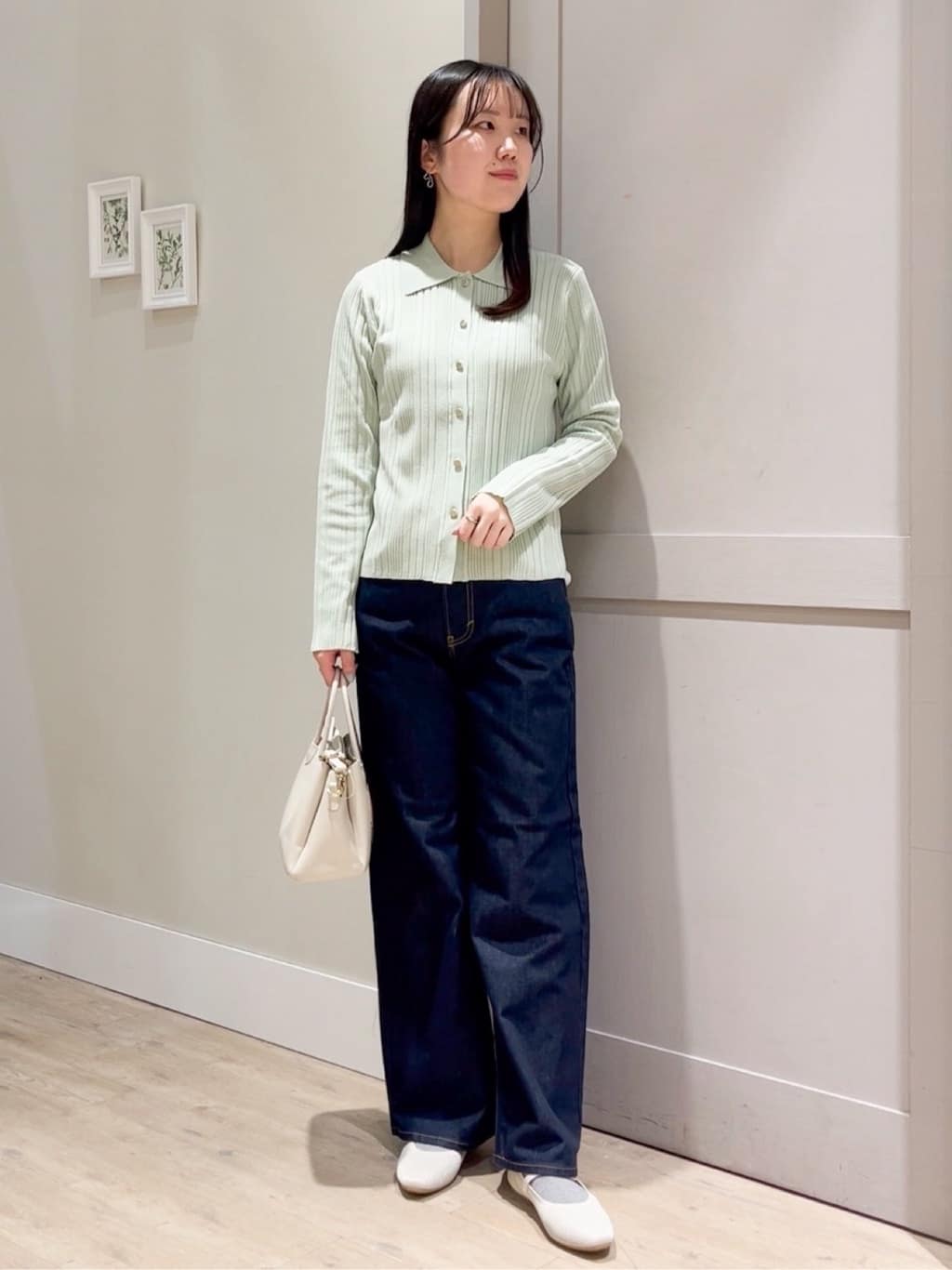 Mayuさんの「grove｜【Lee&times;grove別注】WIDE DENIM PANTS」を使ったコーディネート