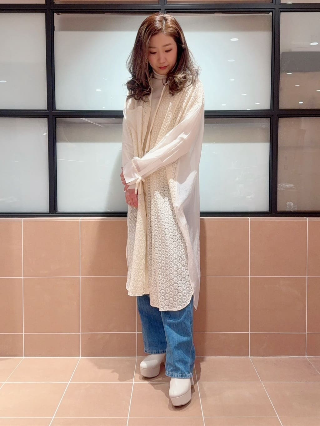 kaoriさんの「ESPERANZA｜ラク盛りショートブーツ」を使ったコーディネート