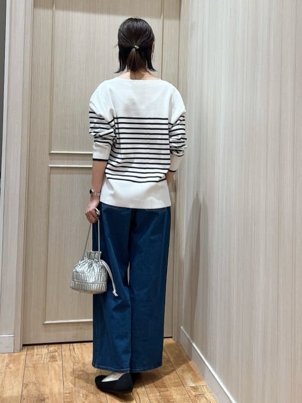 kuraさんの「SHOO･LA･RUE｜◆【高レビュー】洗えてサラサラ ニットパンプス」を使ったコーディネート