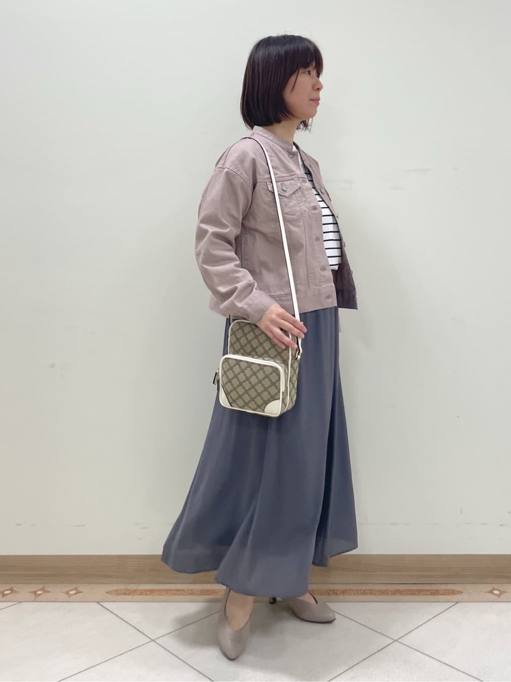 hanaさんの「Reflect｜◆【洗える】パネルボーダープルオーバー」を使ったコーディネート
