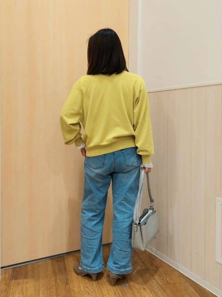 Kさんの「SHOO･LA･RUE｜◆【S-LL】重ね着コーデで差をつける お袖チュールリブトップス」を使ったコーディネート