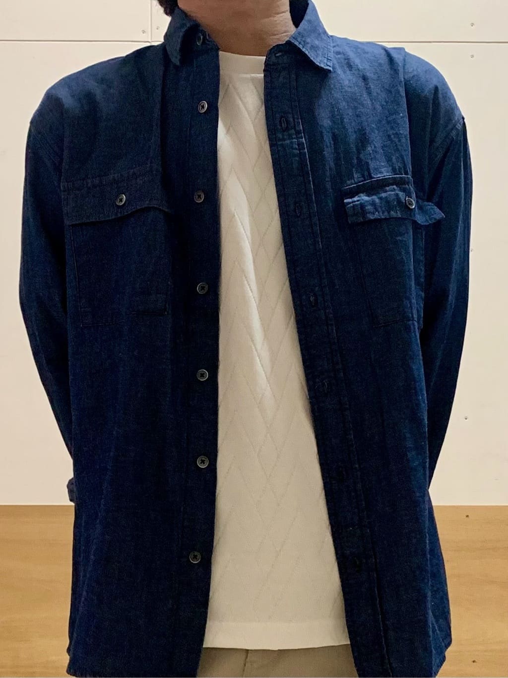 MATUさんの「THE SHOP TK｜【オールシーズン穿ける！】7DAYSストレッチへリンボンパンツ　ON&hArr;OFF兼用」を使ったコーディネート